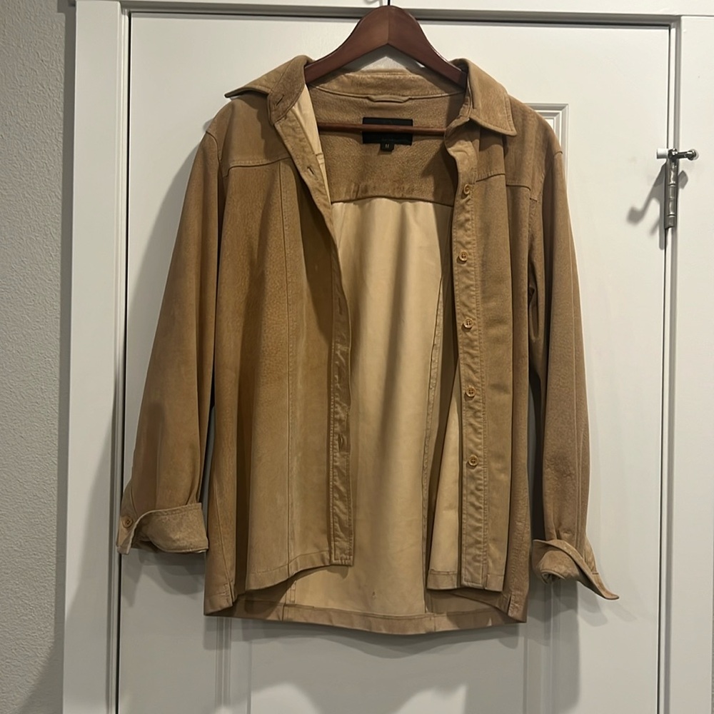 Golden Bear tan leather jacket